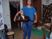 Mirco mentre stavamo registrando il demo